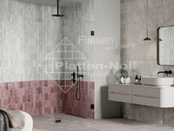 Betonoptik mit fuchsia und weiss (168-POC BL PE)