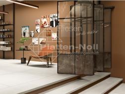 Eingang mit Stufen Betonoptik (107-FO)