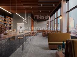 Fliesen Gewerbe - Restaurant mit Fliesen (107-LG CO CE)