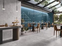 Fliesen im Restaurant grau blau 120x120cm 120x278cm (311-AL OL + MP)