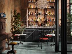 Fliesen in einer Bar Rostoptik (107-DR)