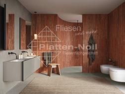 Fliesen wie Travertin Rosso - Natursteinoptikfliesen rot (173-IT RVC)