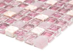 Glas pink - Mosaik rosa (030)