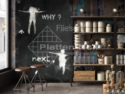 Grafitti - Grafittiwand Loftstyle Betonwand (168-WS)