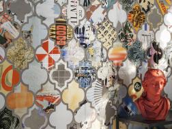 Patchwork Fliesen bunte Fliesen Vintage Schilder (253-PI)