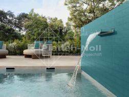 Schwimmbad Fliesen türkis - Outdoorpool Wandfliesen (311-NU VP-S)
