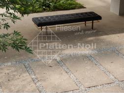 Terrasse mit 2cm Platten beige 60x120cm (107-LG CO-Sa)