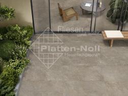 Terrassenplatten wie Fliesen im Innenbereich (112 AR CL)