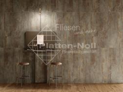 Wand in Rost - Fliesen braun gold (267-BD LI)