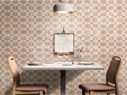WAnddekore blassrosa Musterwand 20x20cm (168-PL LAC)
