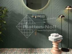 Wandfliesen salbeigrün - Brick grün (304-PV-PE BH-JN)