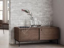 Wandverkleidung Steinwand grau Riemchen (311-MU CA)