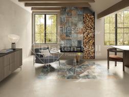 bunte Vintagefliesen 60x120cm - Bodenfliesen creme (246-RE)