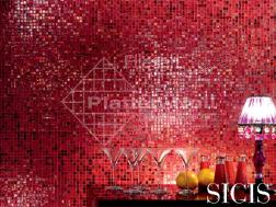 rotes Mosaik - Glasmosaik rot - Sicis